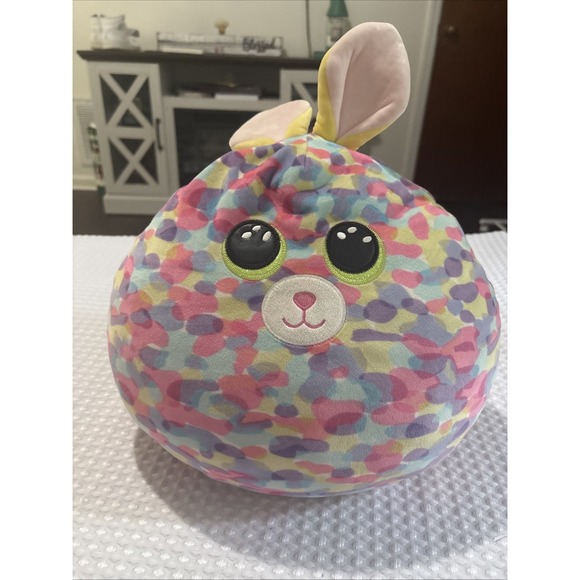 Ty Other - TY Squish-A-Boos Plush - BLOOMY the Easter Bunny (12 inch)
